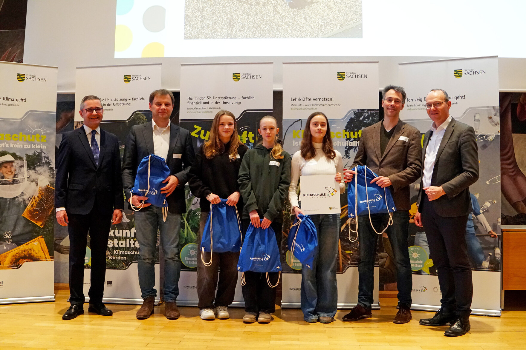 Auszeichnung der Schule auf der Klimaschulkonferenz 2024