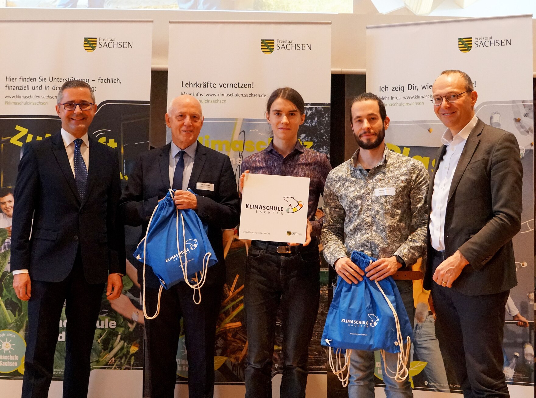Auszeichnung der Schule auf der Klimaschulkonferenz 2024