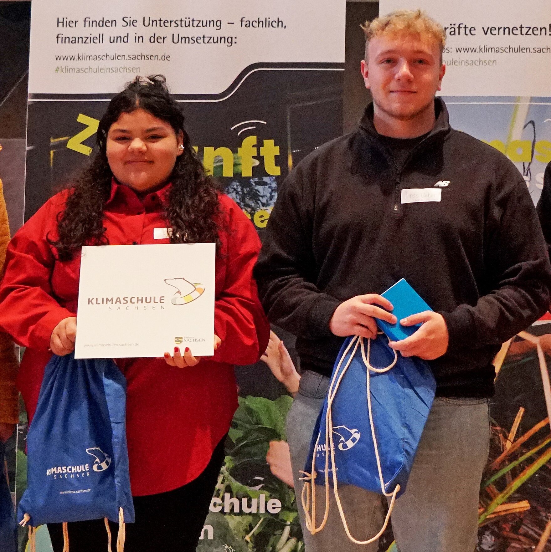 Auszeichnung der Schule auf der Klimaschulkonferenz 2024