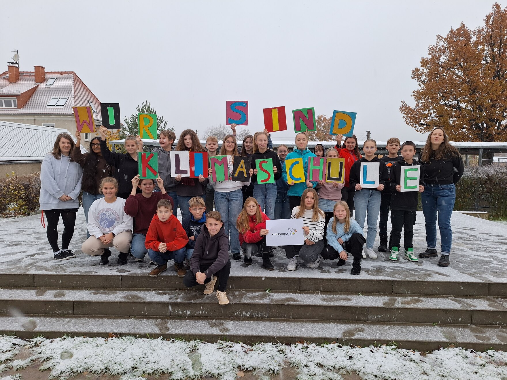 Das Klimaschulteam des Gymnasiums